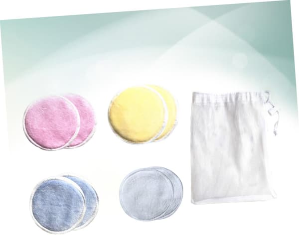 8 stk. dyprensende ansiktsputer, vaskbare bomullspads for sminkefjerner og hudpleieverktøy