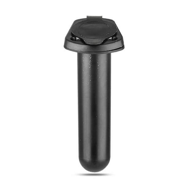 Ys Flush Mount Fiskebåt Stang Holder Brakett Med Deksel For Kajakk Stang 2stk-svart