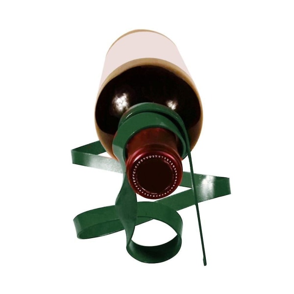Magic Suspended Ribbon Wine Rack Novelty Iron Holder