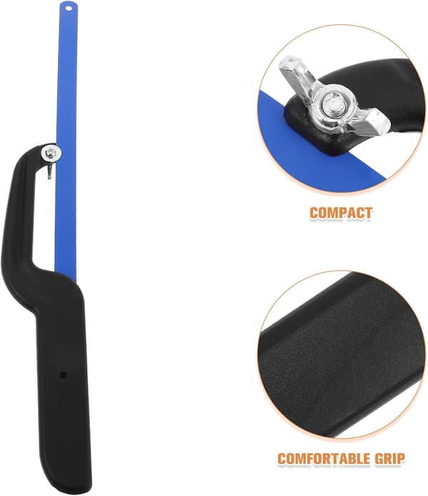 Minibuesag for DIY trearbeid og metallkutting med kompakt design og solid metallmateriale