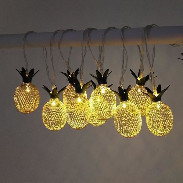 20 LED ananas LED-lysstreng med USB-kontakt - Dekorativt lys