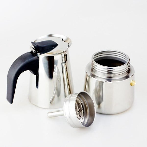 Rustfrit Stål Moka Kaffe Maskine Espresso Percolator