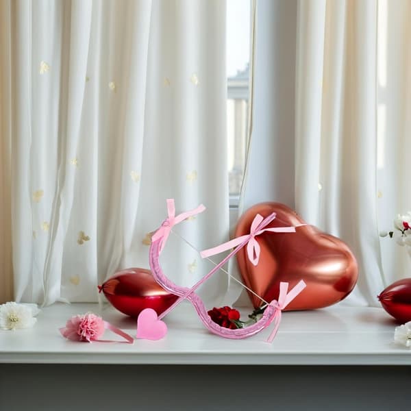Cupids pil Valentinsdag kostyme Mini bue Hjerteformede piler rekvisittbue