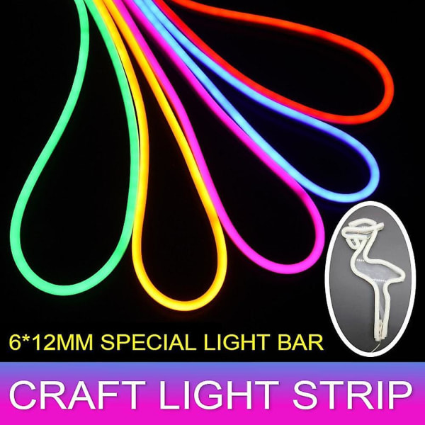 4m Neon Strip Lights 360 LEDs 2835 Smd 6mm Varm Hvid Rød Vandtæt