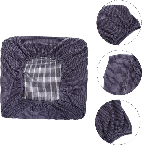 Rutete polyester sofapute trekk Hjemmesofa trekk Rynker ikke Dekor