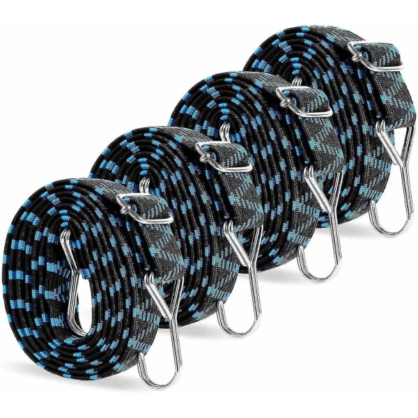 Flate elastiske strammere 2m kroker Justerbar strikkledning