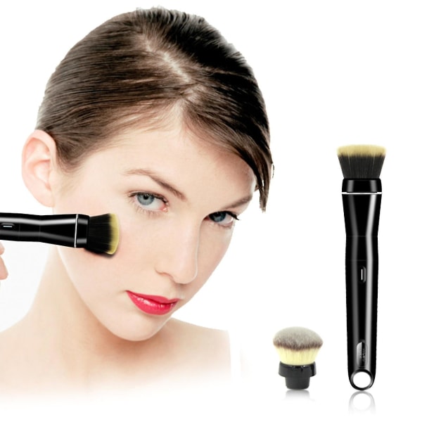 Portable Electric Makeup Brush 360 Rotating Cosmetic Foundation Powder Brushes-yuhao