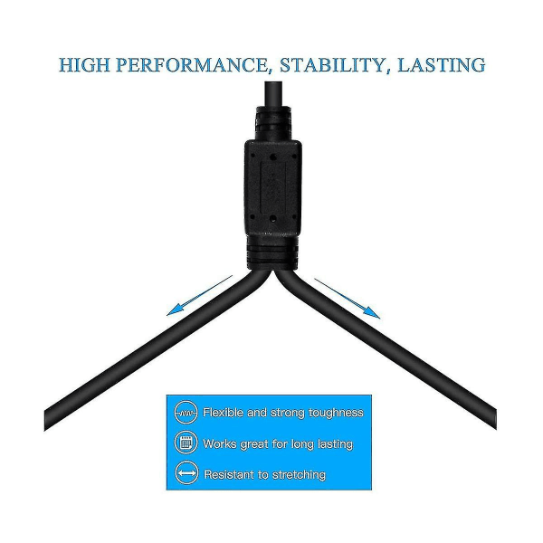 XLR-jakajakaapeli, 1 XLR naaras - 2 Xlr uros Y-kaapeli Tasapainotettu mikrofonin jakojohto Audio Adap-yuhao