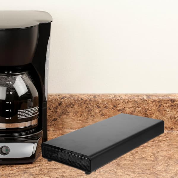 Bordstativ for kaffekapsler med stor kapasitet og solid jernmateriale, glir jevnt kaffekapselholder