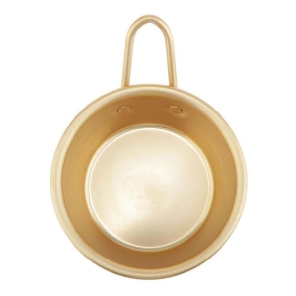 Vinsuppe Skål Rustfrit Stål Ris Skål Med Håndtag Ris Skål Krydderi Skål (farve: guld) (1 stk)