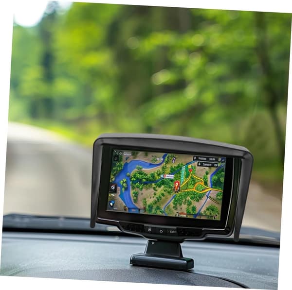 2 sæt Navigator Solskærm Bil GPS Visir Skygge til Køretøjsnavigation Solhætte Forrude Bilskærm
