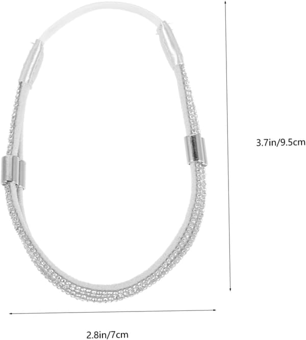 1 par løse hælstropper til høje hæle Elegante elastiske erstatningsskostropper