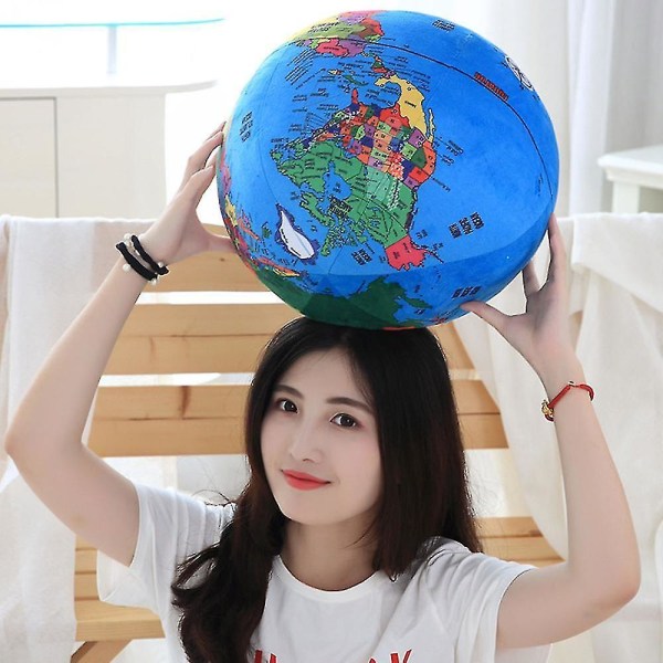 24 cm Globe Pehmolelut Täytetyt Pehmopallo Pehmo Nukke Pehmo Englanti Maapallo Tyynylelut