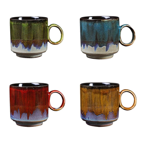 150ml 2-pack Stora Keramiska Kaffe Koppar Grov Keramik Tekopp