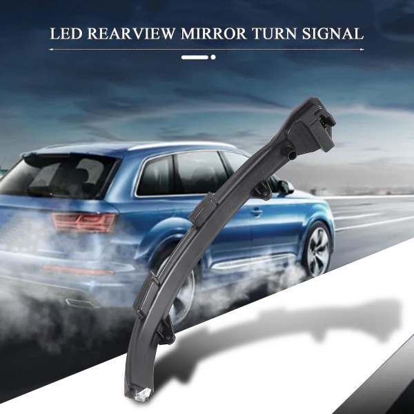 Dynamiska Blinkers LED-Sidospegelindikatorlampa för Golf Mk7 7.5 7 R GTD