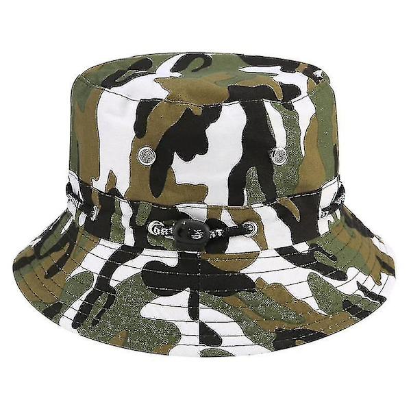 Hinkhatt för Män Kvinnor Unisex Strand Solhattar Street Headwear Fiskare Utomhuskeps Sommar Panama Justerbar Resekeps C5