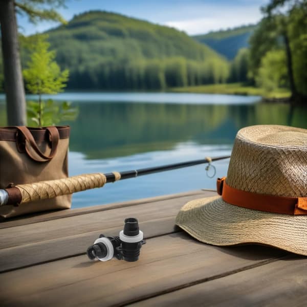 4 stk. luftpumpeadapter til oppustelig paddleboard, kajak, jolle luftventilforbindelse