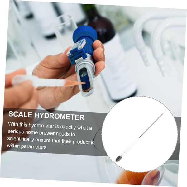 Hydrometer Sockerhaltsskala Original Mätverktyg för Bryggöl och Vin