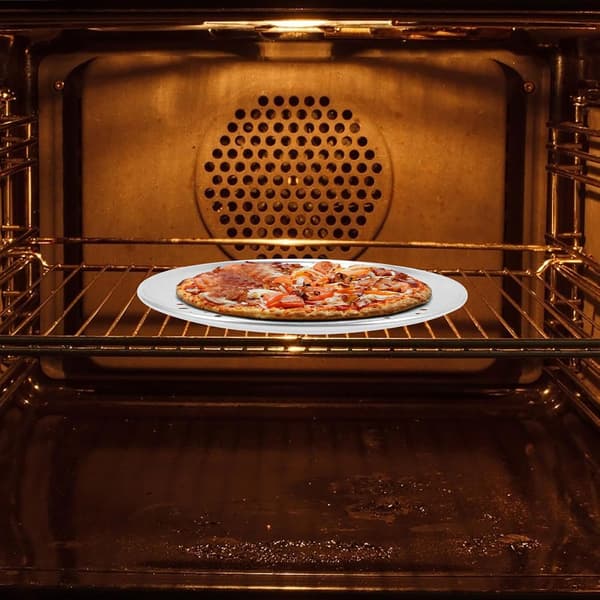 Rund pizzapande i rustfrit stål med huller 9-tommer kobber bageplade ovnbageplade tilbehør