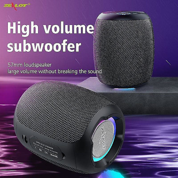 Zealot S53 Kannettava Langaton Kaiutin Bluetooth Vedenkestävä