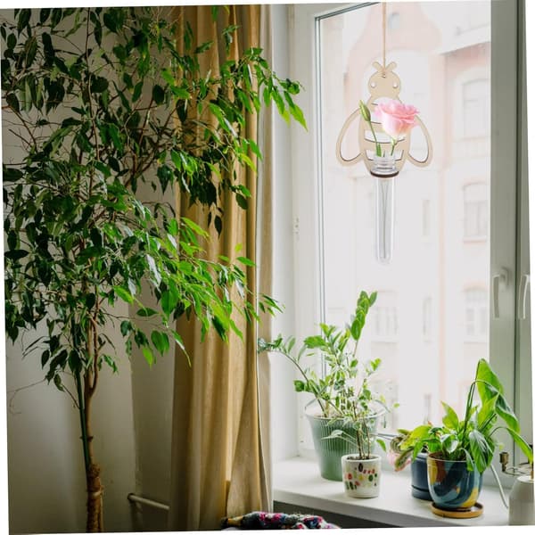 3st Väggmonterad Vas Hängande Blomkrukor Väggmonterad Hydroponisk Planterare