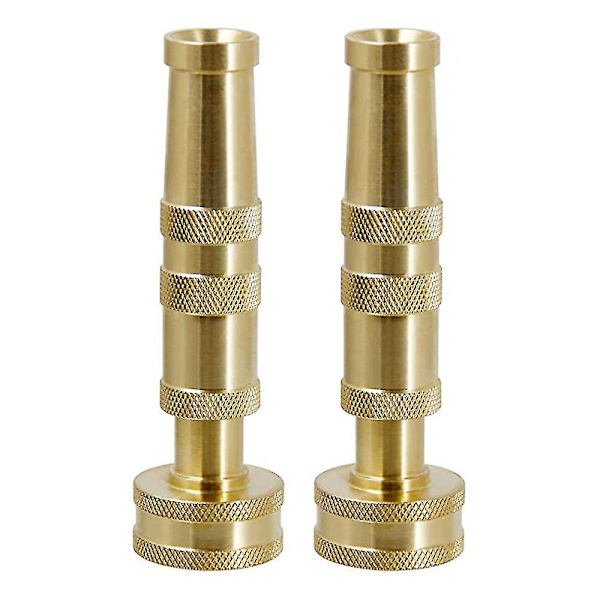 Tunga mässingsmunstycke med justerbar vridning, 2-pack
