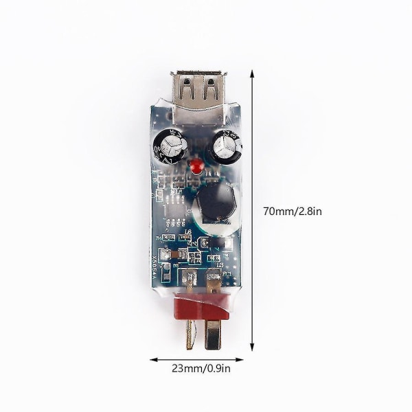 2-6S Lipo Batteri USB Lader Adapter T Plugg iPhone 6