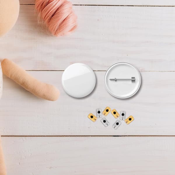 20 st högsäkerhetsnållås för uniformsnålar med metallbricka Pinback-spännen