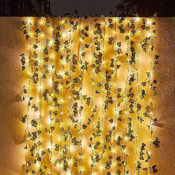 LED-lysstreng Solcelle 10m 3mx2m Vandafvisende Udendørs