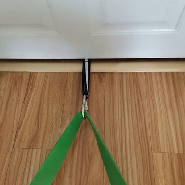 5st Färgglada Dragrep Dörrspänne Stretchband Set, Mångsidig Träningsutrustning