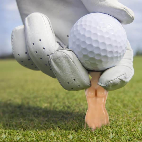 16 stk. sjove golf-tees til damer, nøgen kvinde-design, golf-tilbehør i plastik