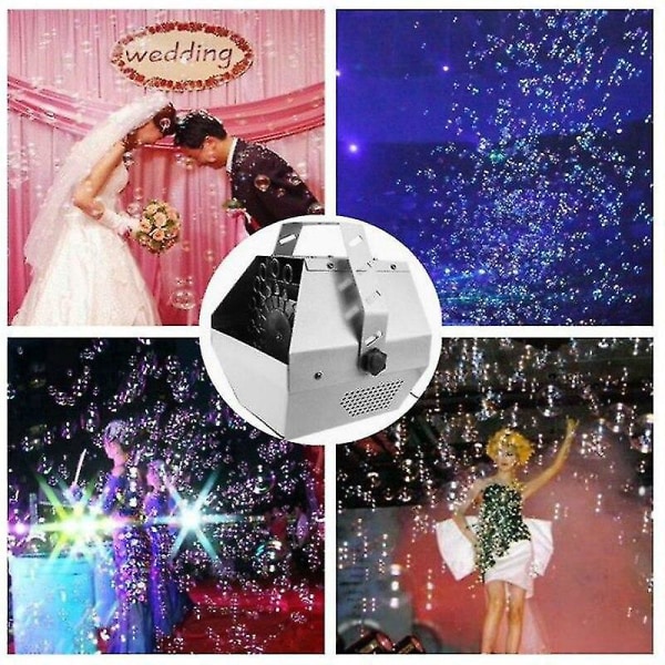 Led Mini Bubble Machine Stage Effekt Bubble Machine Bryllup Scene Romantisk Bubble Dekoration