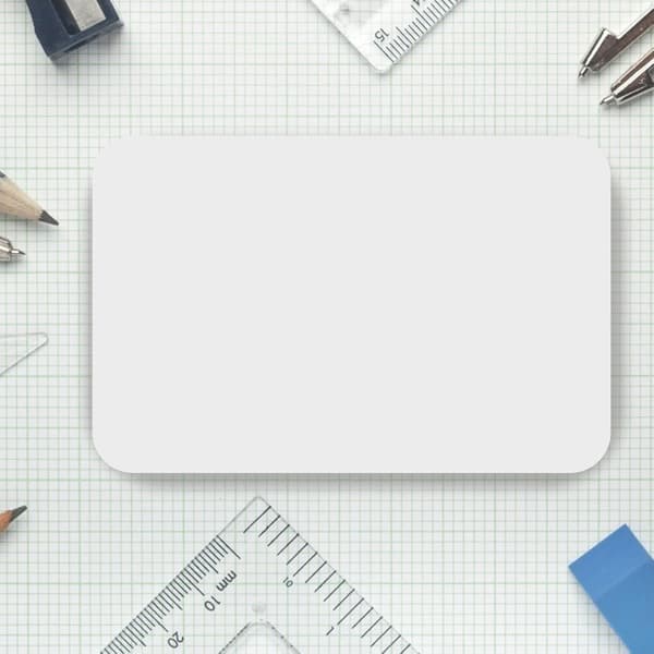 3 stk. dobbeltsidede små tavler til tør sletning sæt A5 A4 B5 Whiteboards