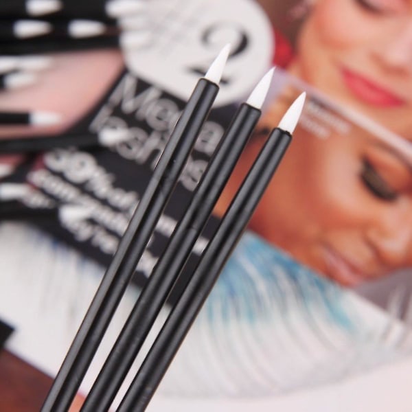 50 stk engangs eyeliner blyanter Pensler Kosmetisk værktøj