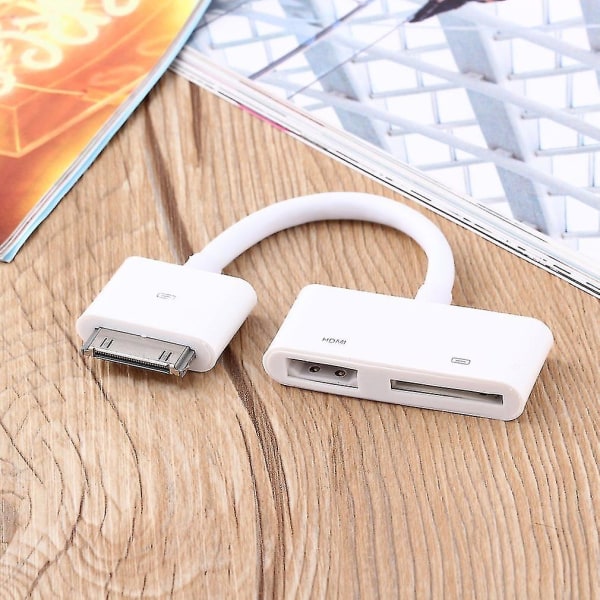 Digital AV HDMI-adapterkabel för iPod Touch, iPhone och iPad 2