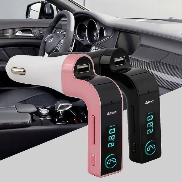Trådløs Bluetooth FM-sender bilsæt MP3-afspiller USB
