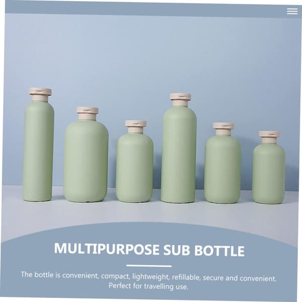 3st 400ml påfyllningsbara duschgelflaskor schampo underflaskor med snäpplock PE-material