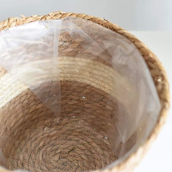 Sjögräs Planterkorg 2-pack Handvävda Blomkrukor