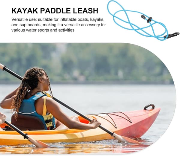 Elastisk paddelkoppel för kajak och vattenaktiviteter, nylonmaterial