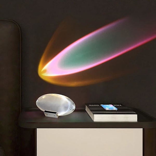 Solnedgang Regnbue Projektorlys Italiensk Designer Nattlampe