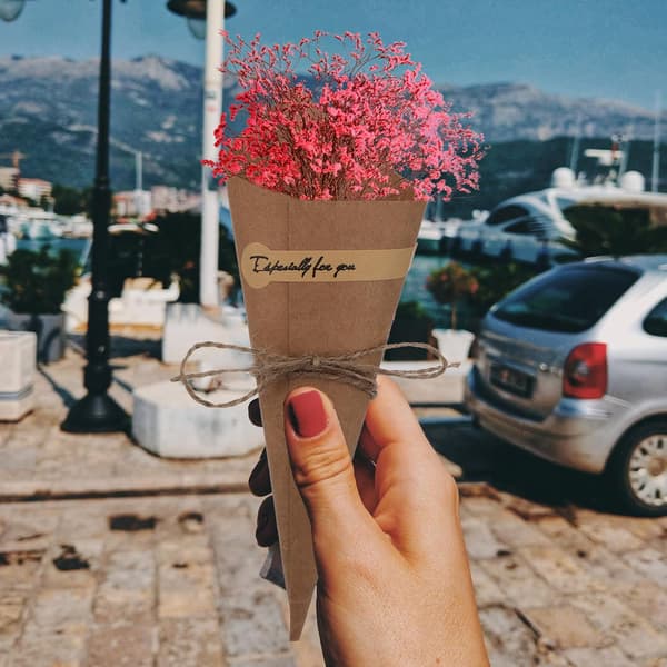 Blompappersstrutar 50 st Kraftpapper med rep för festtillbehör och matservering