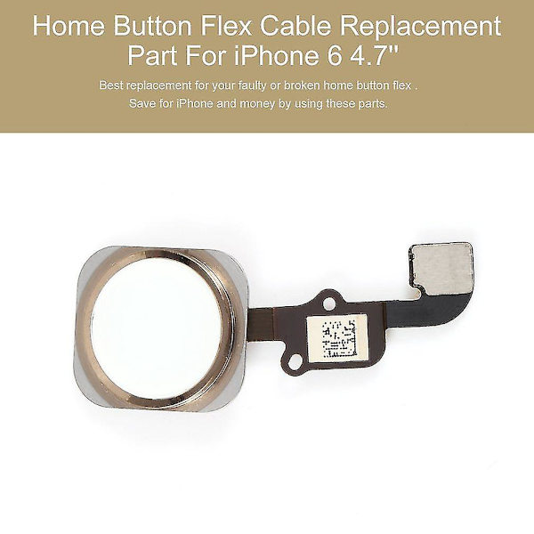 iPhone 6 4.7'' Hemknapp Flexkabel Touch ID-sensor Del