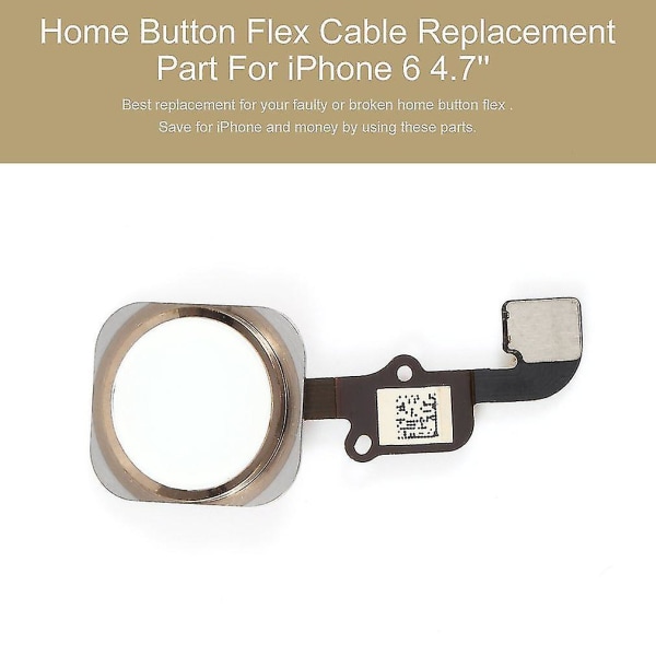 iPhone 6 4.7'' Hjemmeknap Flex Kabel Touch ID Sensor Del