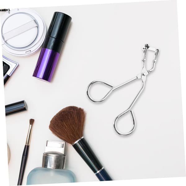 Præcision Mini Øjenvippebukker 2 stk. Makeupsæt i rustfrit stål med sorte skridsikre puder