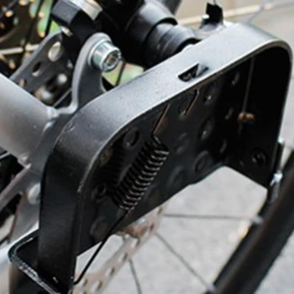 Vikbara cykelpedaler för baksäte, robusta, slitstarka, halkfria cykeltrampor