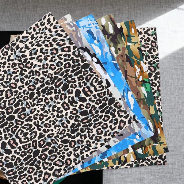 6 st handgjorda tyger med leopardmönster för dockor