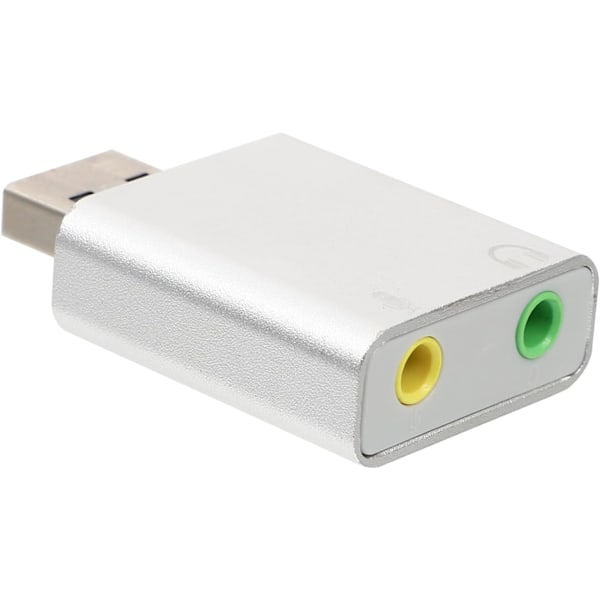 7.1 Stereo Lydadapter Eksterne Lydkort Driver - Hodetelefon Mikrofon Jack for Bærbar PC Streaming