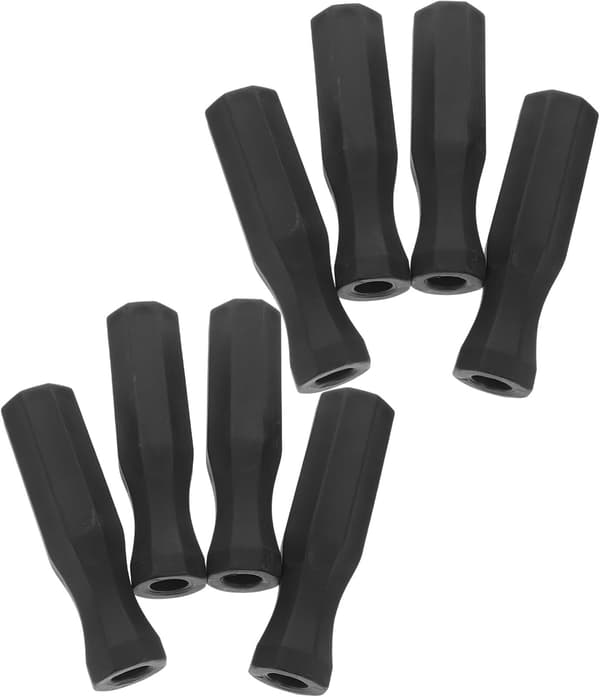 8 stk. Bordfodbold Tilbehør Gaming Deak De Sorte Fodbolde Bordfodbold Håndtag Ergonomisk