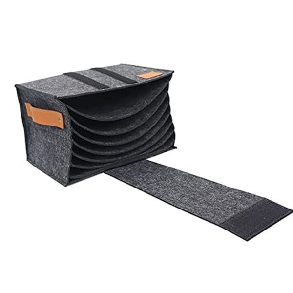 Foldbar Tallerken- og Skålholder, Bærbar Filtpose, Køkken Camping Spisebestik Filt Dish Holder Jb51-3