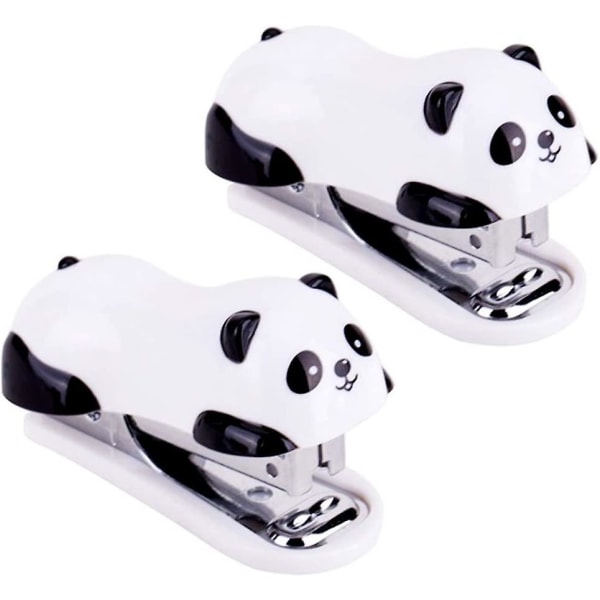 Mini Kannettava Panda Toimistonitoja Kannettava Manuaalinen Nitoja Söpö Panda